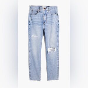 Madewell the petite momjean in ellendale wash: raw-hem edition ~ 30 Petite
